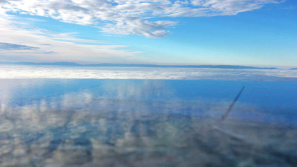 Nuages sur le lac Léman